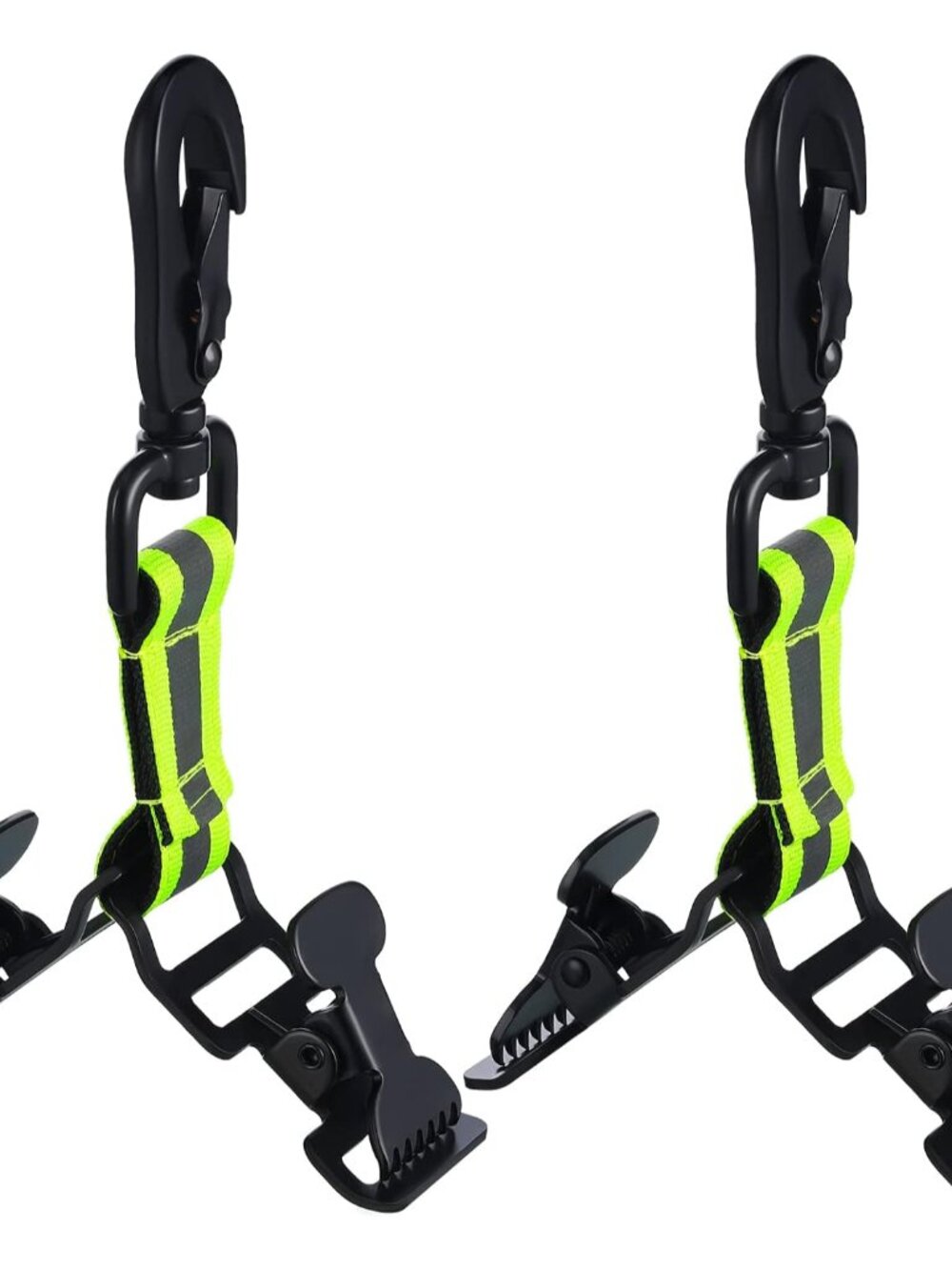 2 Pieces Firefighter Glove Clip for Work Safety Glove Holder Strap Belt Clip for